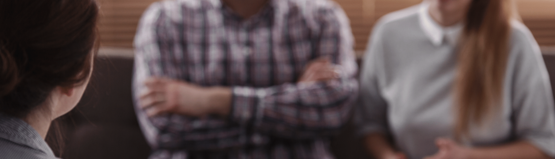 divorcing couple receiving mediation services